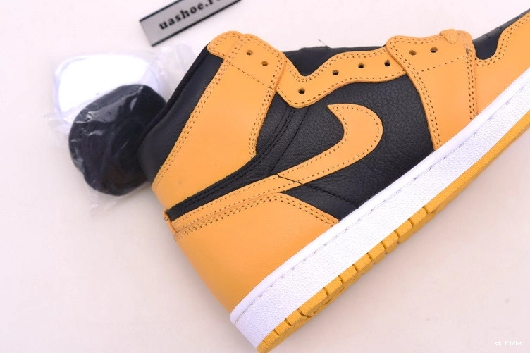 Jordan Air OG Black 1 Retro High 555088-701 Pollen 0205